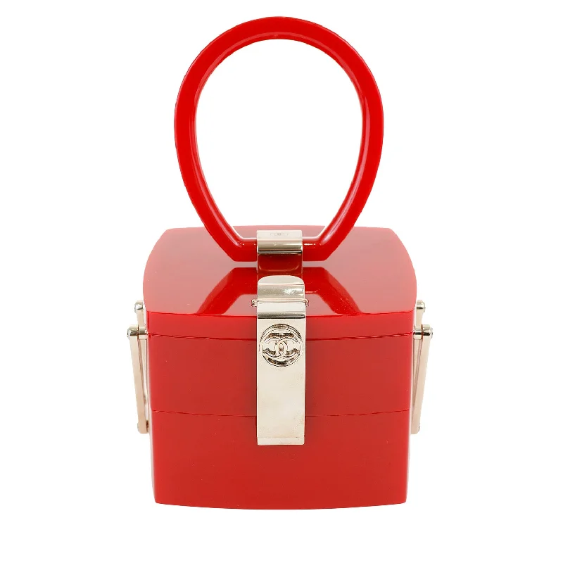 Chanel Classic Flap Bag for Evening PartyChanel Red Lucite Devil Wears Prada Runway Bag