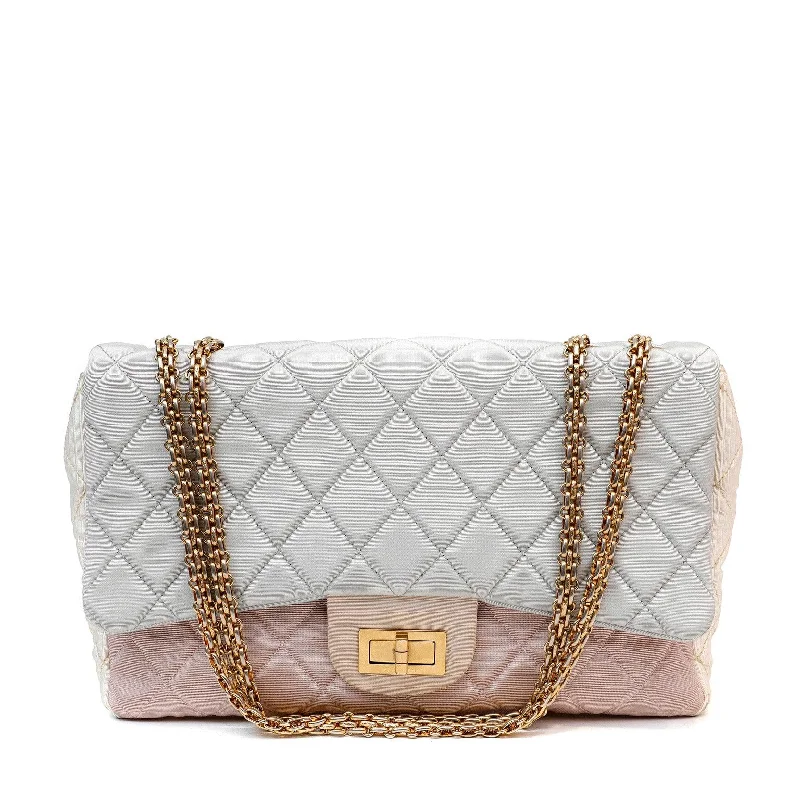 Chanel bags for women who love timeless fashionChanel Tricolor Jumbo Classic Reissue w/ Gold Hardware