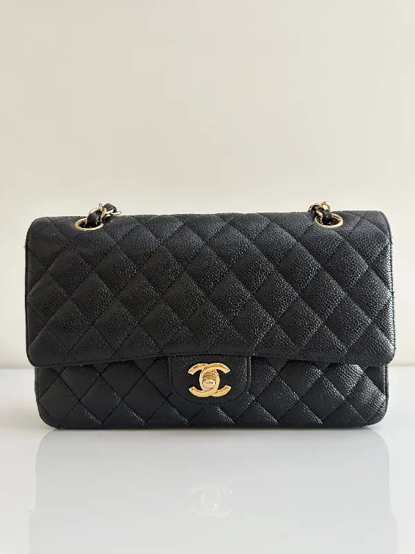 Chanel bags perfect for everyday elegCHANEL Vintage 24K Medium Classic Caviar Double Flap