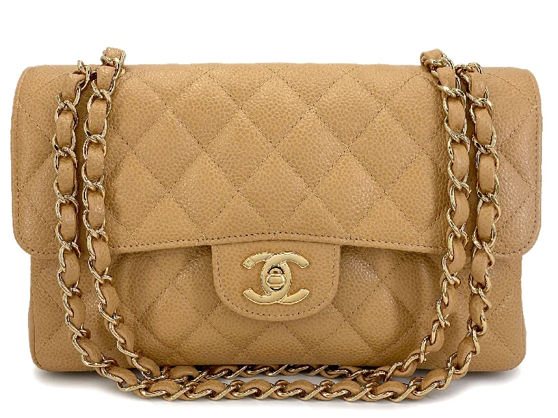 Chanel bags in luxury boutiques worldwideChanel Vintage Beige Caviar Small Classic Flap, Double 24k GHW Bag 2004 GVI