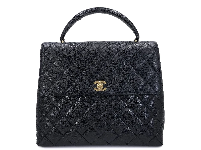 Chanel bags sale 2025Chanel Vintage Caviar Kelly Bag Black 2002 24k GHW KET