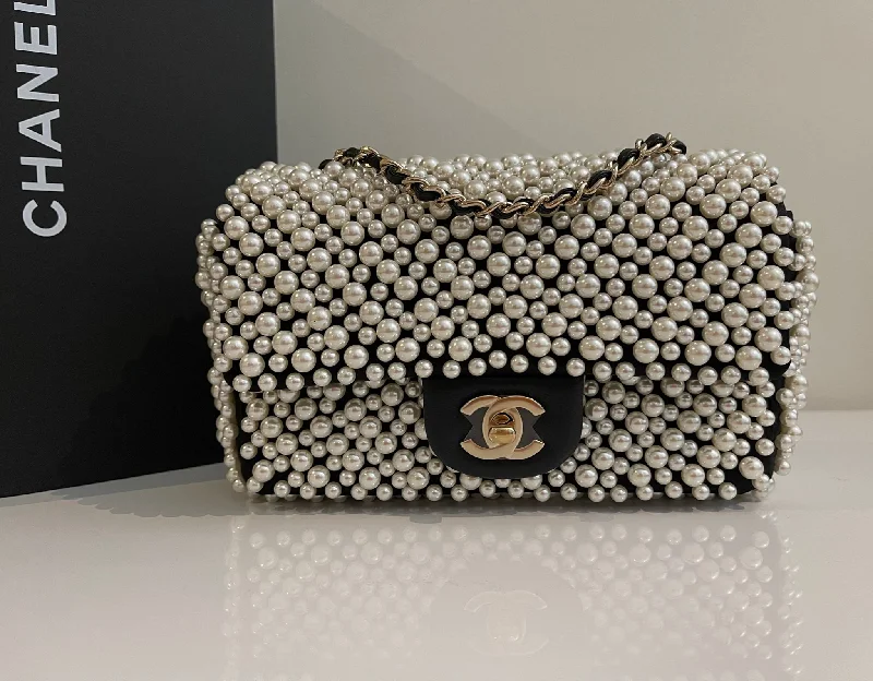 Chanel bags with exclusive seasonal releasesCHANEL PEARL RECTANGULAR MINI BAG