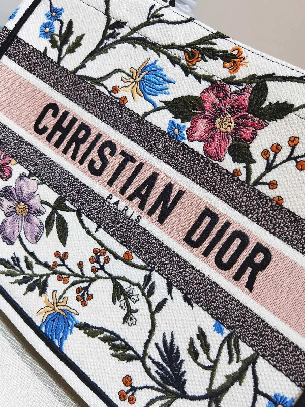 Christian Dior bags with a quilted pattern and gold - toned hardwareChristian Dior Small Book Tote Bag